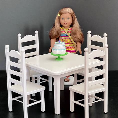 doll table and chairs for 18 inch dolls|18 inch doll chairs.